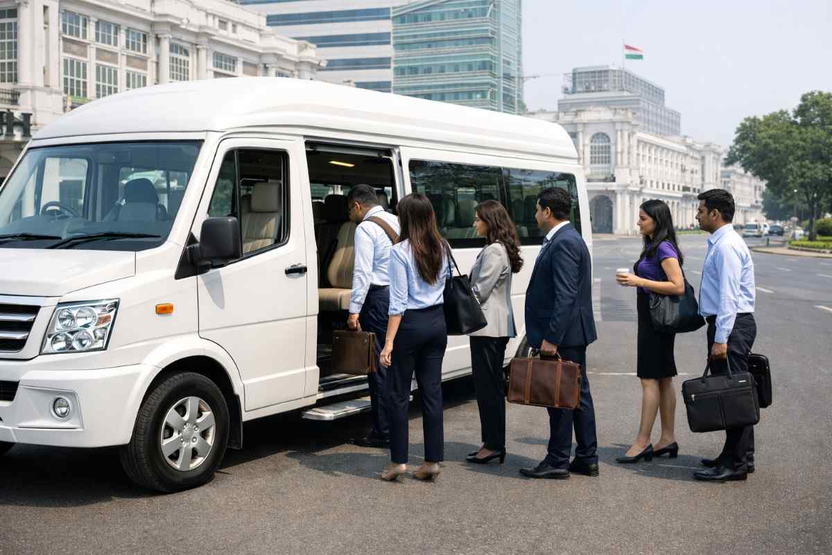 Tempo Traveller for Corporate Tours & Events