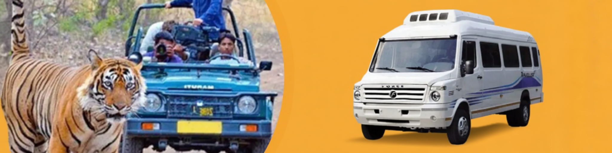 Delhi to Jim Corbett Tempo Traveller