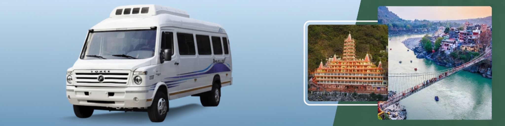 Tempo Traveller Hire from Delhi to Rishikesh