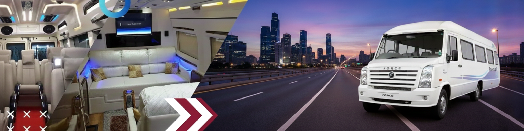 9, 12 Seater Maharaja Tempo Traveller on Rent in Delhi