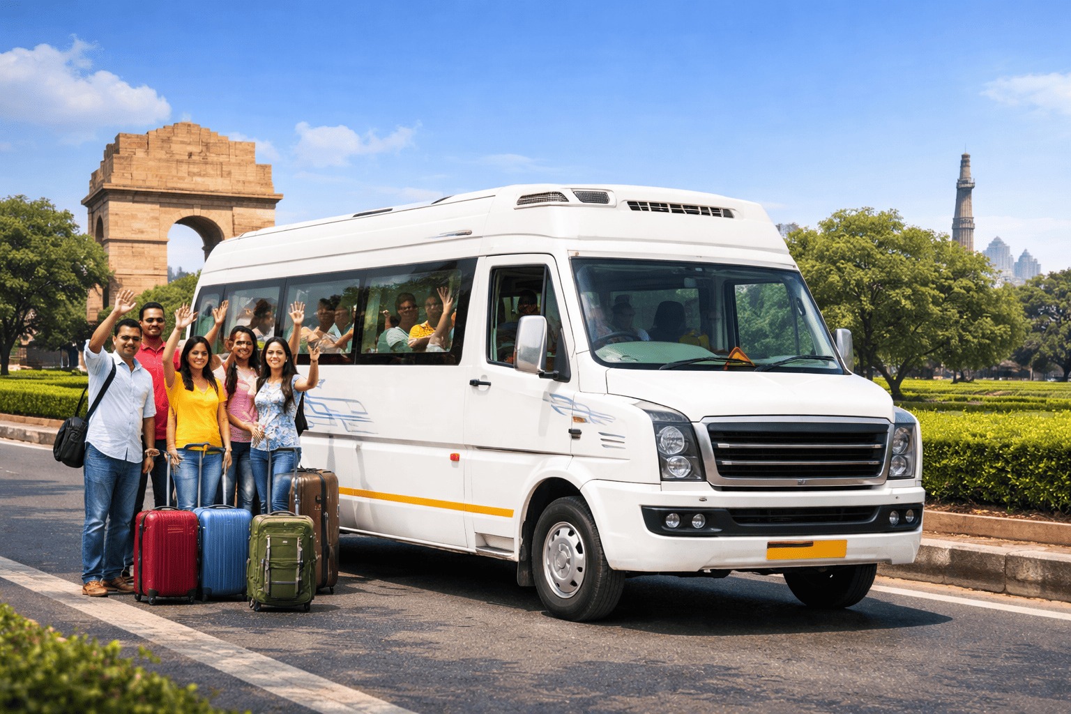Tempo Traveller on Rent in Delhi